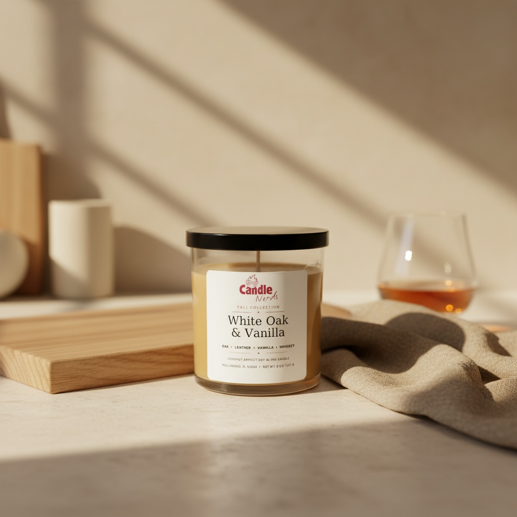 White Oak & Vanilla Soy-Blend Candle