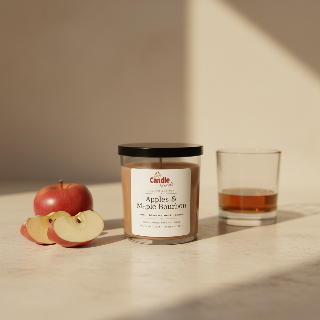Apples & Maple Bourbon Soy-Blend Candle