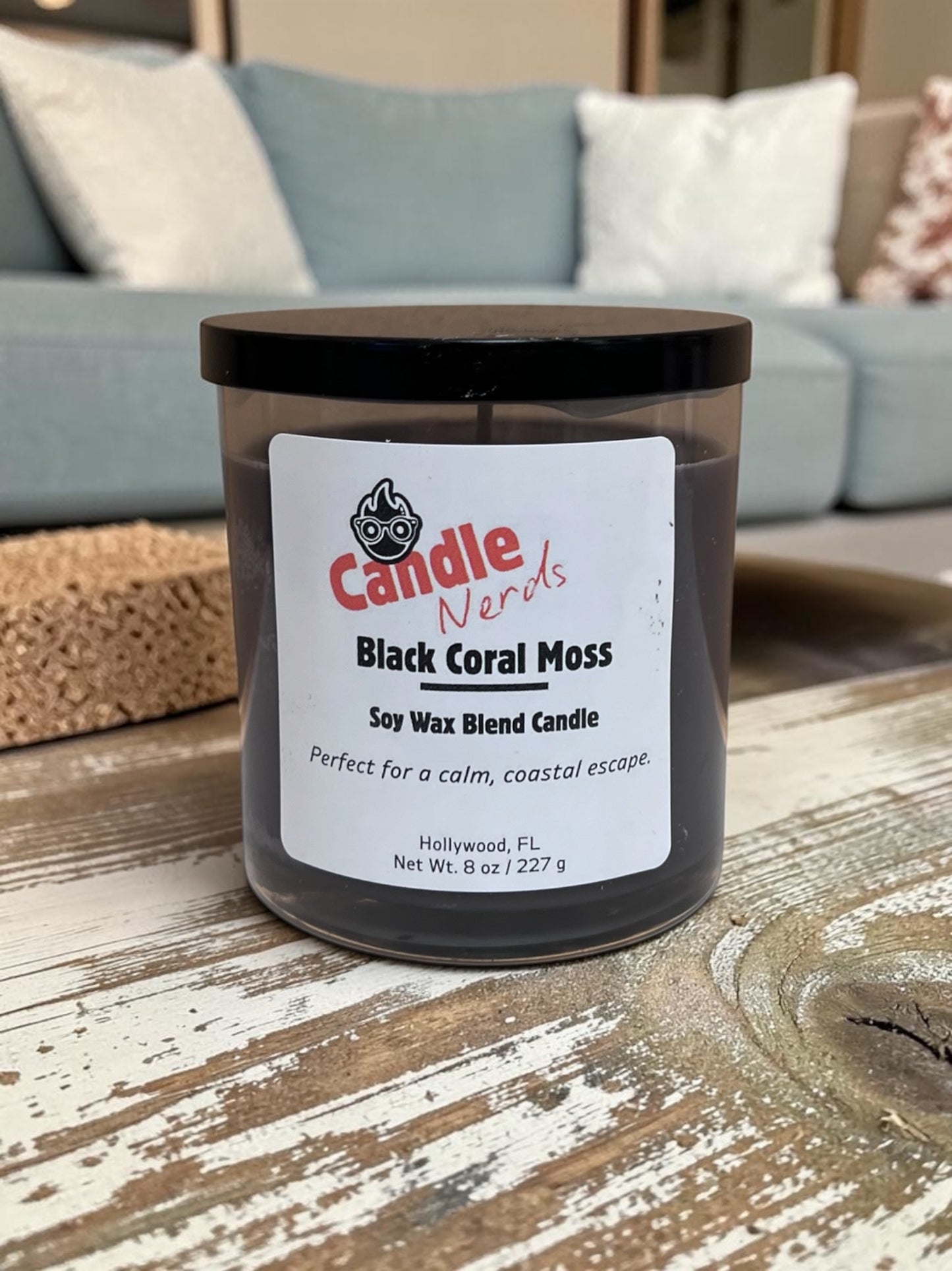 Black Coral & Moss Soy-Blend Candle