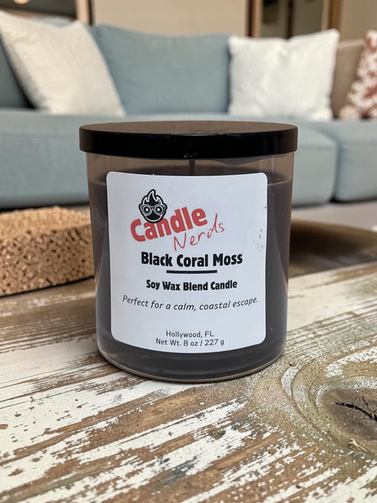 Black Coral & Moss Soy-Blend Candle