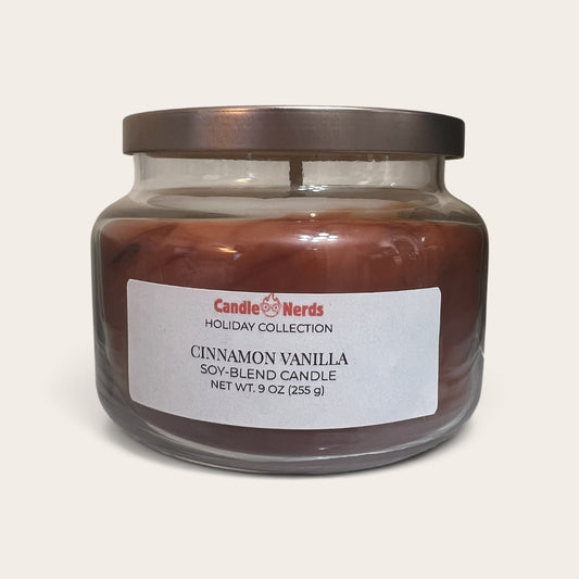 Cinnamon Vanilla Soy-Blend Candle | Holiday Collection