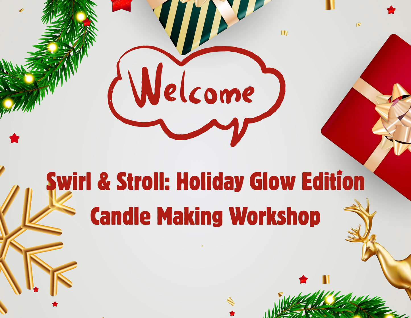 Swirl & Stroll: Holiday Glow Edition