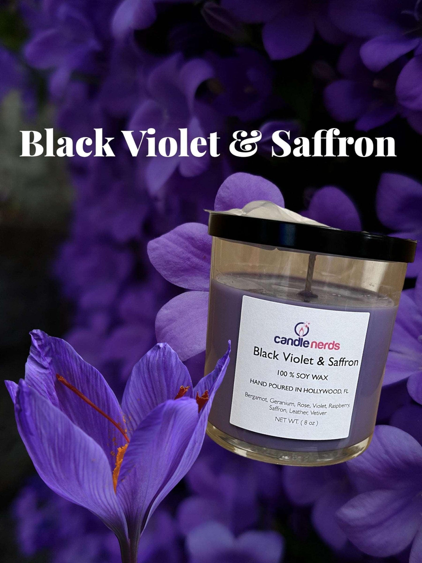 Black Violet & Saffron - Candle Nerds