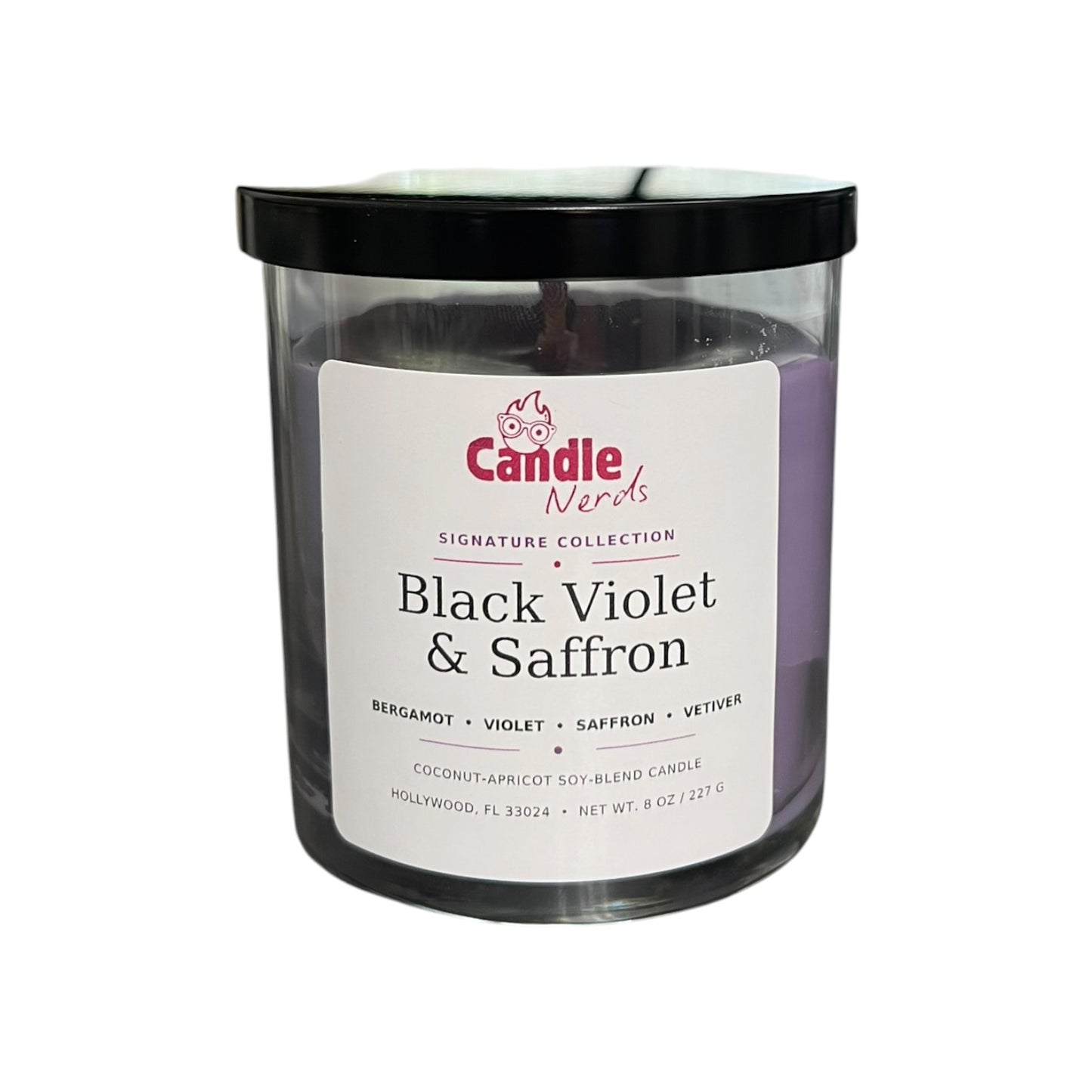 Black Violet & Saffron Soy-Blend Candle