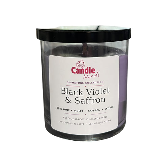 Black Violet & Saffron Soy-Blend Candle