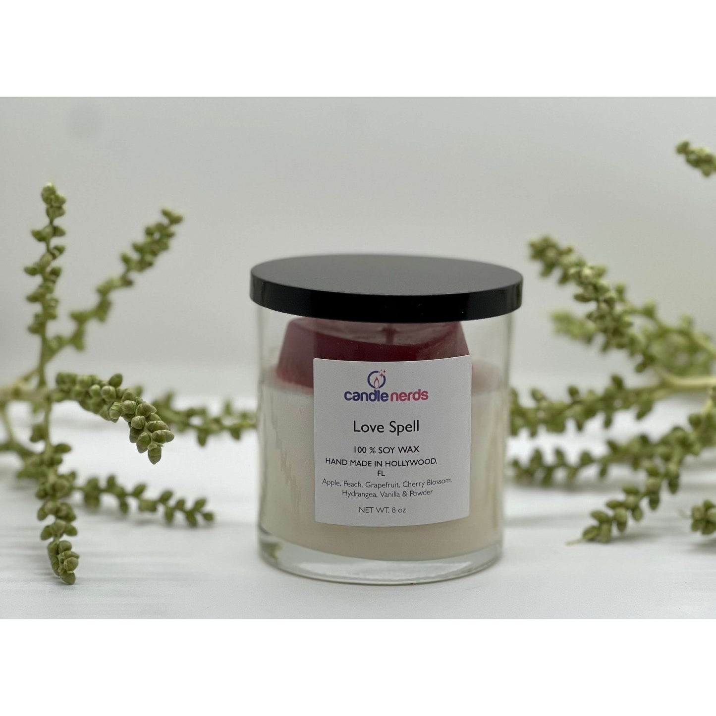 Love Spell Scent - Heart Candle - Candle Nerds