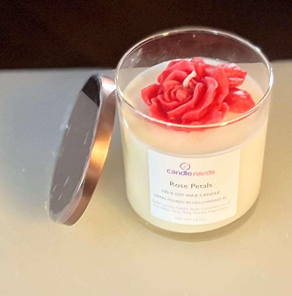 Rose Petal Candle - Candle Nerds