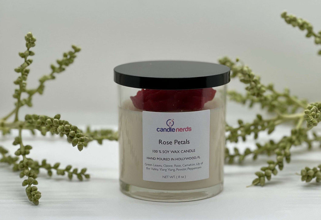 Rose Petal Candle - Candle Nerds