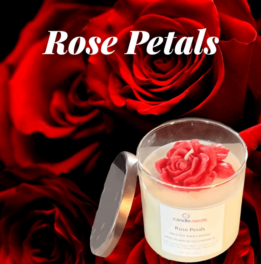 Rose Petal Candle - Candle Nerds