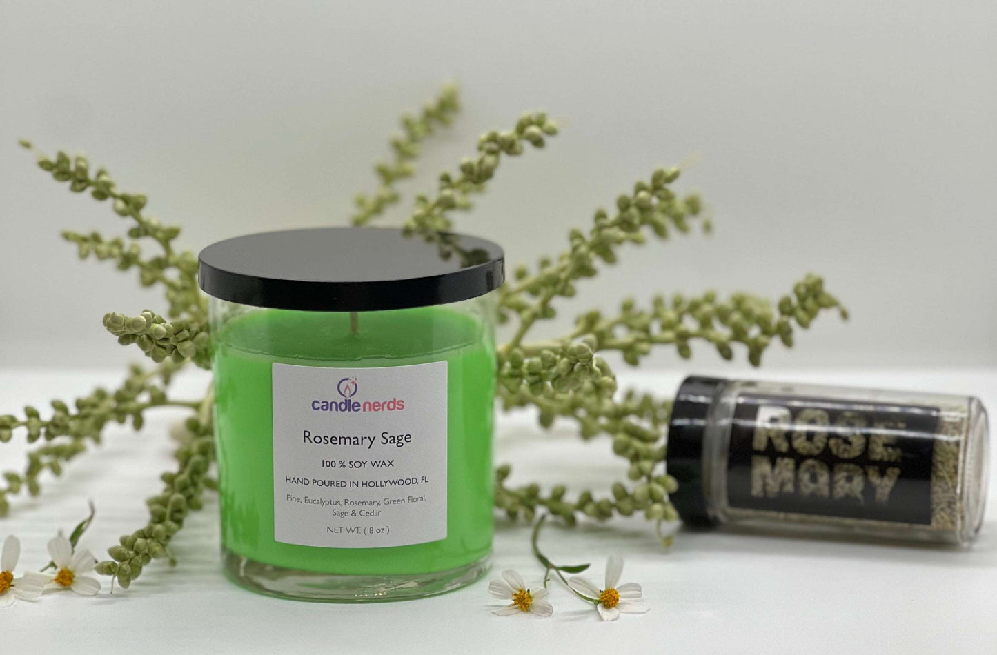 Rosemary Sage - Candle Nerds