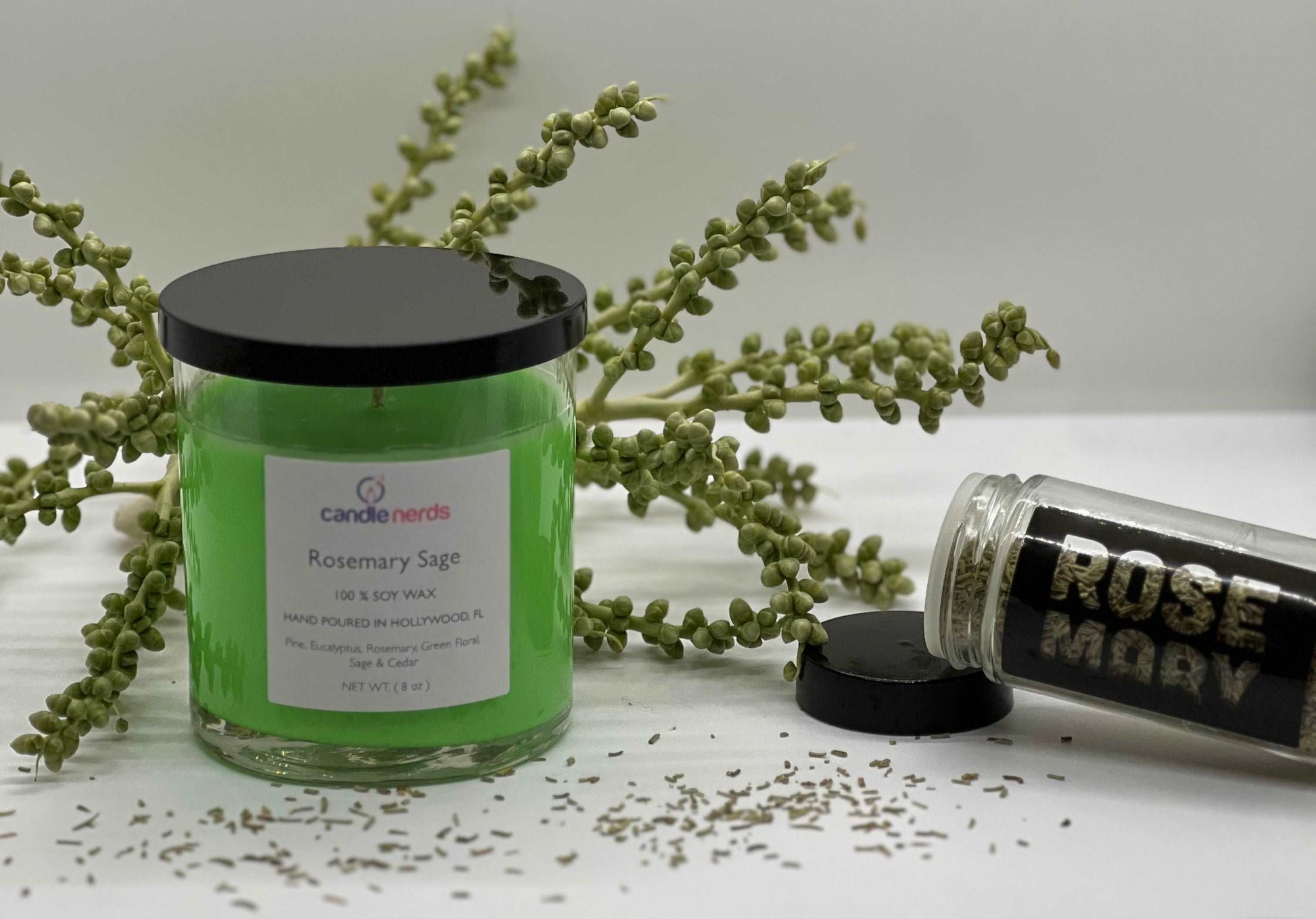Rosemary Sage - Candle Nerds