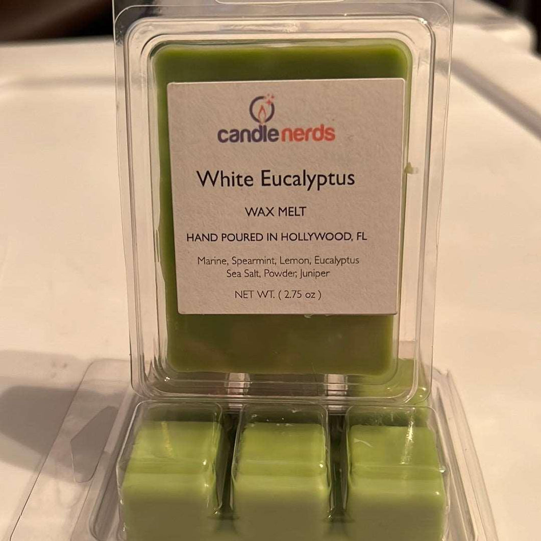 White Eucalyptus Wax Melt - Candle Nerds