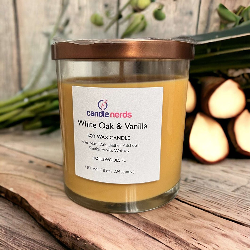 White Oak & Vanilla - Candle Nerds